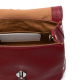 Zanellato Red Postina Handbag Foldover Detachable Strap