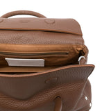 Zanellato Brown Dotta Centauro Small Leather Handbag