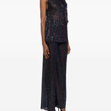 Missoni Azure Elevated Neck Sleeveless Top Detailing
