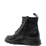Woolrich Black Chelsea Ankle Boots Textured Premium