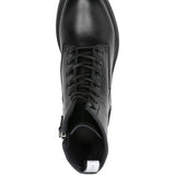 Woolrich Black Chelsea Ankle Boots Textured Premium