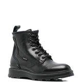 Woolrich Black Chelsea Ankle Boots Textured Premium