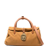 Zanellato Brown Top Handles Detachable Strap Handbag