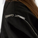 Dsquared2 Grey Double Breasted Jacket Zip Detailing