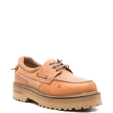 Woolrich Camel Leather Superior Calfskin Boat Shoes