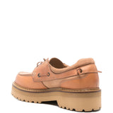 Woolrich Camel Leather Superior Calfskin Boat Shoes