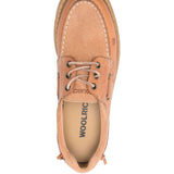 Woolrich Camel Leather Superior Calfskin Boat Shoes
