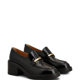 Tod's Luxurious Black Apron Toe Flat Shoes
