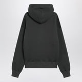 Ami Paris Charcoal Grey Luxury Sweatshirt Embroidered