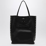 Zanellato Black Leather Tote Featuring Shoulder Handles