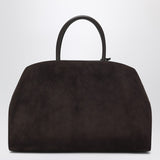 Ferragamo Brown Shoulder Bag Featuring Gancini Buckles