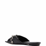 Balenciaga Cagole leather sandals