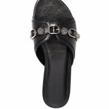Balenciaga Cagole leather sandals