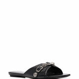 Balenciaga Cagole leather sandals