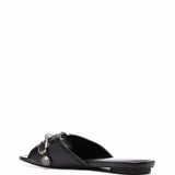 Balenciaga Cagole leather sandals