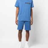 Alexander McQueen logo-tape jersey shorts