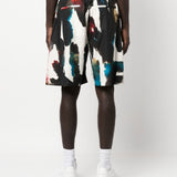 Alexander McQueen Straight Print Shorts