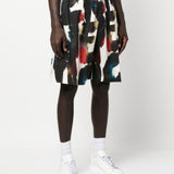 Alexander McQueen Straight Print Shorts