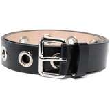 Alexander McQueen Eyelets leather belt