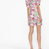 GANNI Multicolour Floral Print Mini Dress