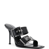 Alexander McQueen 100mm Buckled Leather Sandals