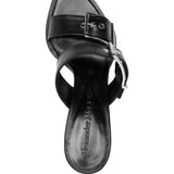 Alexander McQueen 100mm Buckled Leather Sandals