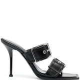 Alexander McQueen 100mm Buckled Leather Sandals