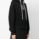 Palm Angels Black Logo Print Hoodie