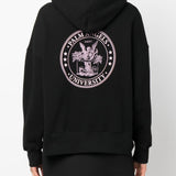 Palm Angels Black Logo Print Hoodie