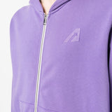 Autry Lilac Embroidered Logo Hoodie
