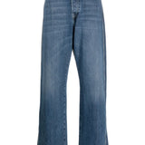 Alexander Mcqueen wide-leg panelled jeans