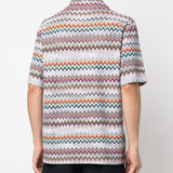 Missoni Grey Multicolour Short Sleeve Shirt