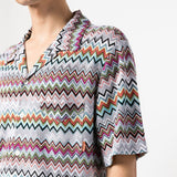 Missoni Grey Multicolour Short Sleeve Shirt