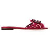 Dolce & Gabbana Rainbow Lace brooch-detail sandals