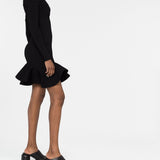 Alexander McQueen Short knitted dress with V-neck