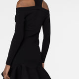 Alexander McQueen Short knitted dress with V-neck