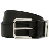 Dolce & Gabbana  logo-lettering Leather Belt
