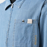 Lanvin Shirts Clear Blue