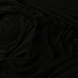 Rick Owens Black Draped Midi Dress