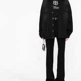 Balenciaga pinstripe straight-leg trousers