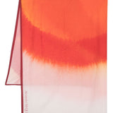 Alexander McQueen gradient-effect logo scarf