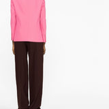 Palm Angels Fuchsia Single Breasted Blazer