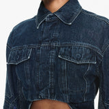 Off White Cropped denim jacket