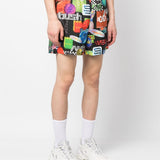 Ambush Multicolor Graphic Print Elastic Shorts