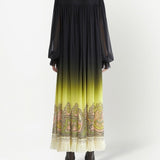 Etro Black Paisley Gradient Dress