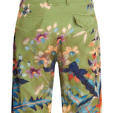 Etro Multicolored Floral Bermuda Shorts