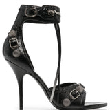 Balenciaga Cagole 110mm leather sandals