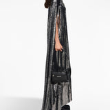 Balenciaga Metallic Effect Midi Dress