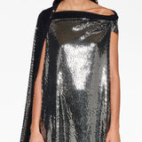 Balenciaga Metallic Effect Midi Dress