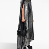 Balenciaga Metallic Effect Midi Dress